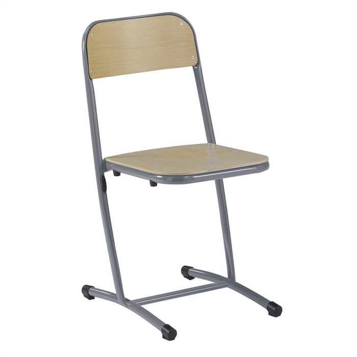Chaise scolaire T6 fixe appui sur table